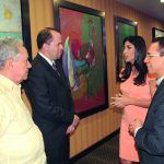 Aristofanes Mella, Florencio Salazar, Michelle Disla y Jose Navarro.