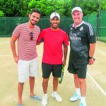 Julio Dujarric Omar Slaiman y Tony Yapor
