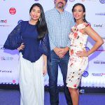 Lucila Zavala Dario Martinez y Yessely Lopez