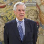 King Juan Carlos of Spain Receives Nobel Prize Winner Mario Vargas Llosa