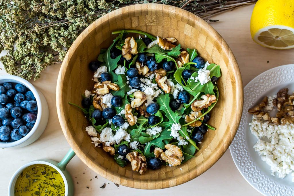 Ensalada de Rúcula & Arándanos