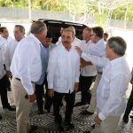 El Presidente Medina es recibido por los ejecutivos de Cap Cana, Playa Hotels y Resorts y Hyatt