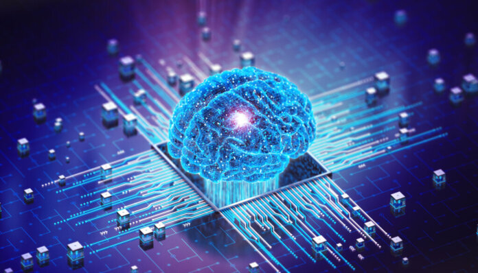 Digital Mind. Brain Artificial Intelligence Concept Tecnología