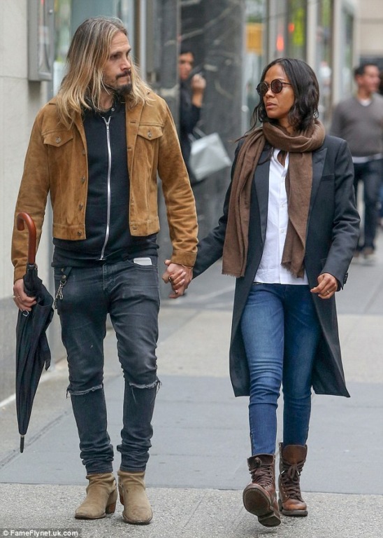 Marco Perego-Saldaña: El artista italiano que conquistó el corazón de Zoe Saldaña 2 33CDCEAB00000578 3572204 image m 19 1462316559081 1
