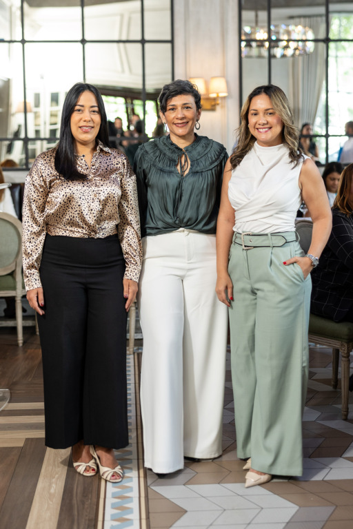 BMI celebra el poder femenino con experiencias de bienestar en Santo Domingo y Santiago 5 8 Rosa Mendez Rocio Aristy y Carolyn Lendof