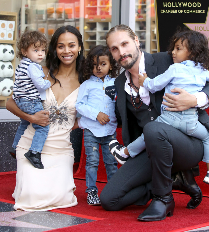 Zoe Saldana Honored With A Star On The Hollywood Walk Of Fame