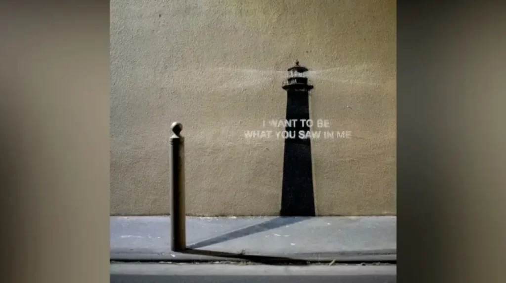 El artista callejero Banksy vuelve a las calles con una nueva obra: un faro y una frase 1 Banksy faro
