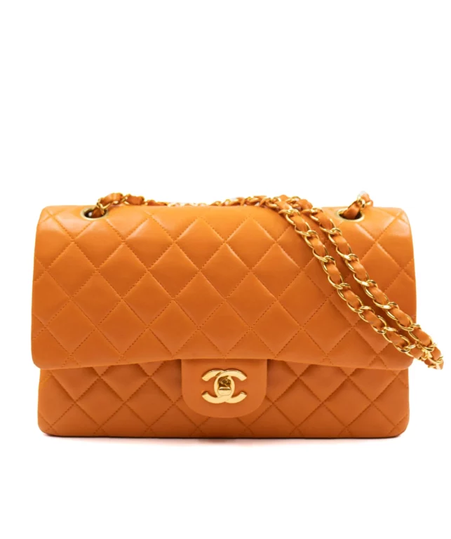Chanel Classic Flap 2 chanel bags rare rare chanel classic double flap medium shoulder bag orange lambskin 4789565 asl4368 34484099645596