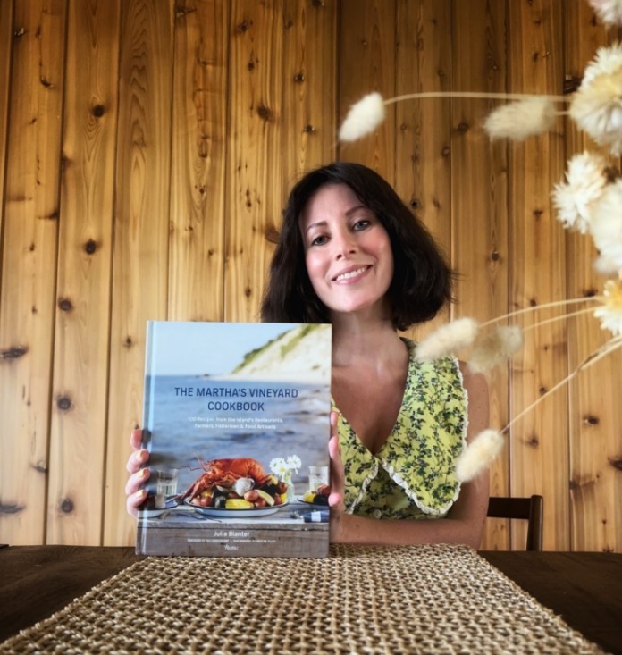 Julia Blanter with book
