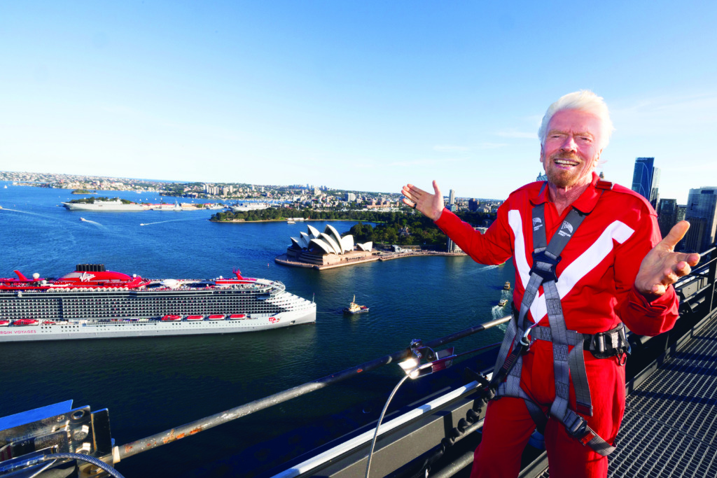 Richard Branson 4 VIRGIN VOYAGES SYDNEY HARBOUR BRIDGE CLIMB 53