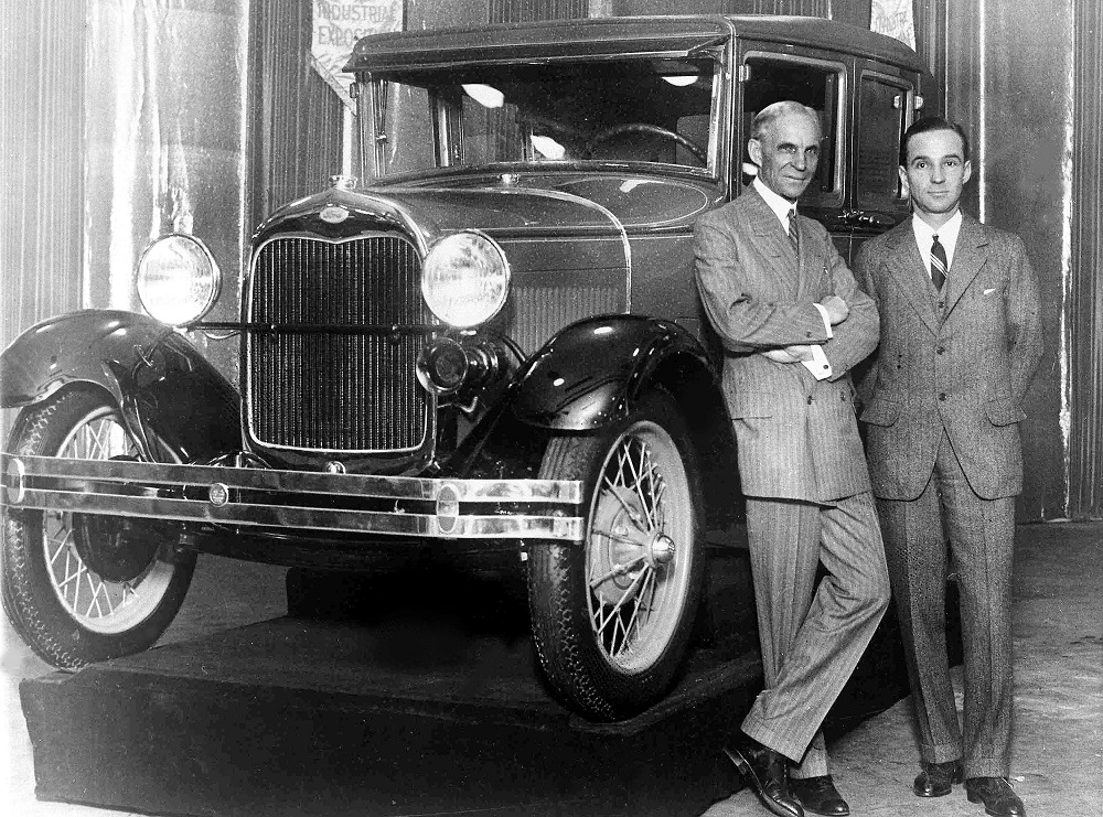 Raíces poderosas: El legado vivo que padres extraordinarios dejaron a sus hijos 1 Henry Ford y Edsel Ford padres e hijos