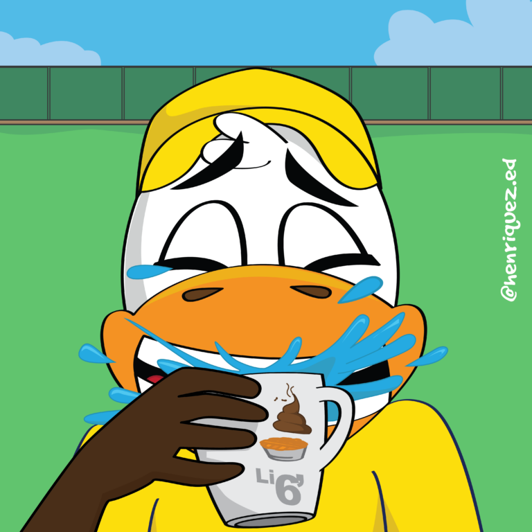 Edwin Henríquez: Caricaturas con sabor a béisbol y corazón dominicano 3 39 Aguilas riendo taza 01