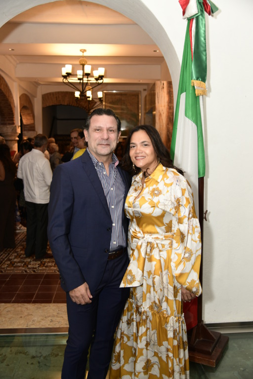 Celebración del cine y la lengua italiana en santo domingo: un viaje cultural desde Cerdeña 3 Michele Cerchiara y Magyerlin Blanc de Cerchiara