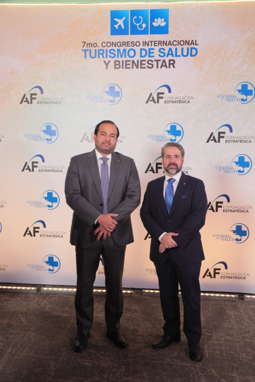 7.º Congreso Internacional de Turismo de Salud y Bienestar consolida a República Dominicana como líder regional y destino #19 del mundo 1 FOTO 10 Alberto Berges Gonzalez y Giancarlo Sanguinetti