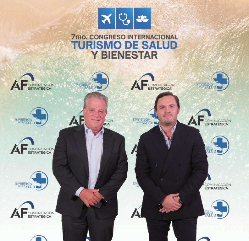 7.º Congreso Internacional de Turismo de Salud y Bienestar consolida a República Dominicana como líder regional y destino #19 del mundo 3 FOTO 11 NUEVA Jose Fernando Pinto y Eduardo Toro