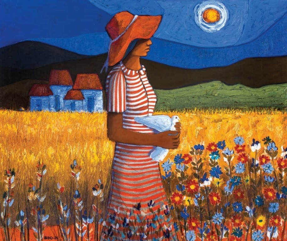Cándido Bidó: El artista que convirtió la identidad dominicana en arte universal 1 Pintura de Cándido Bidó
