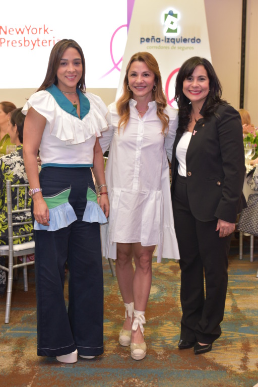 Un almuerzo que miró hacia la vida 2 Foto 3 Roselyn Amaro Raquel Gonzalez y Christy Luciano