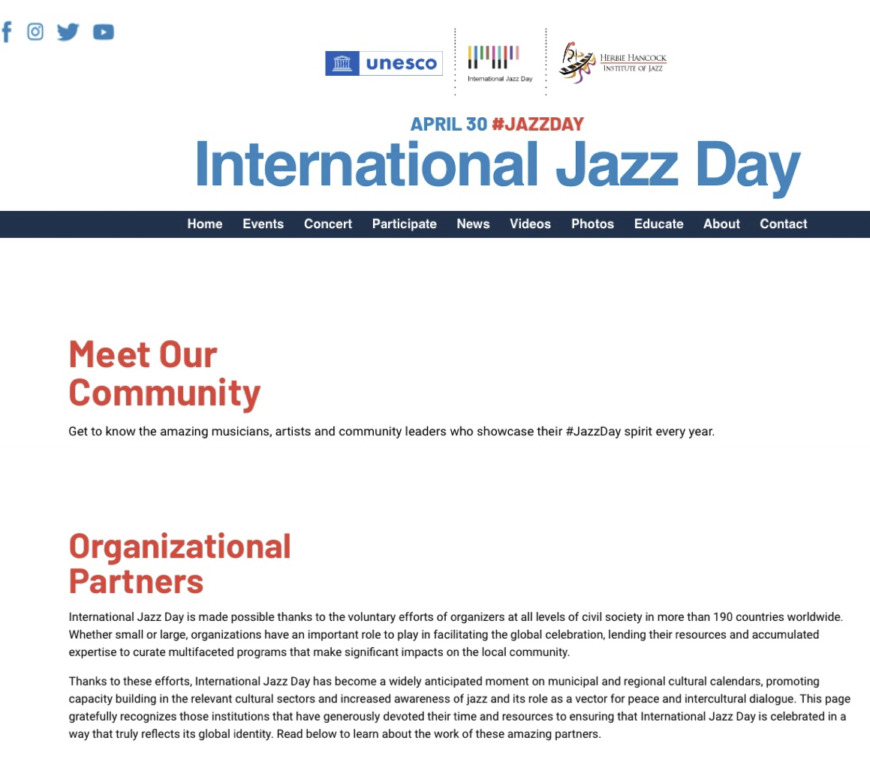 Hablemos de Jazz - El Día Internacional del Jazz celebra su decimoquinto aniversario 2 Jazz