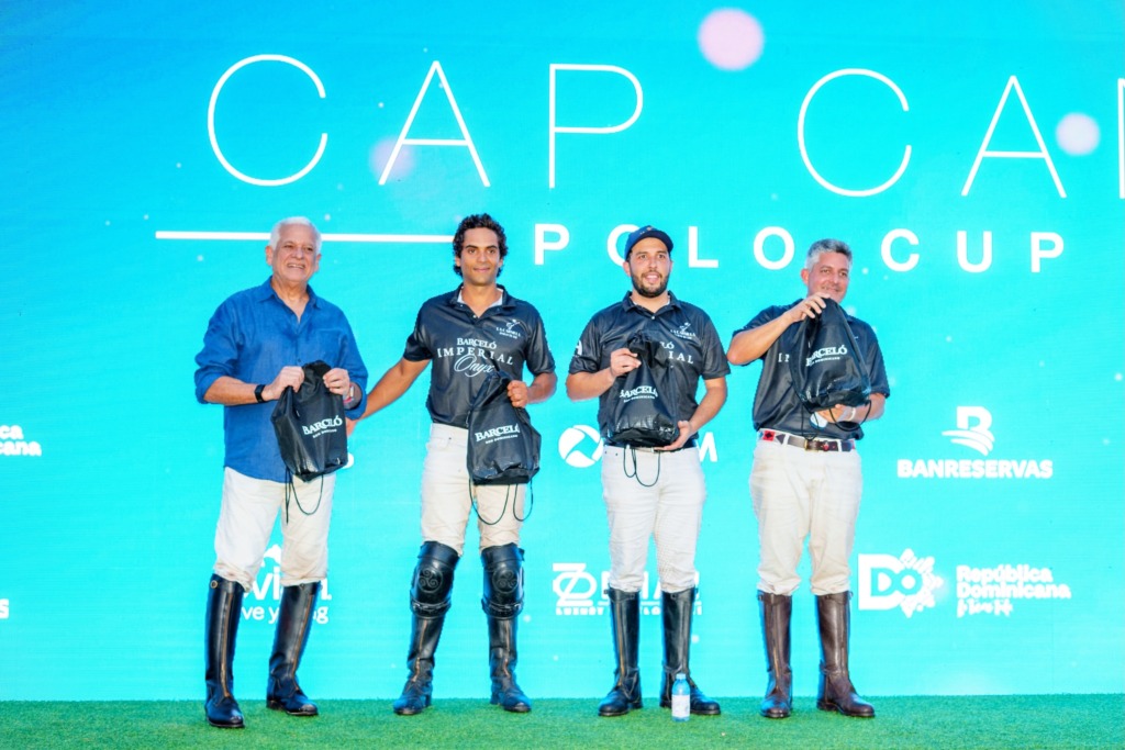 Cap Cana Polo Cup una experiencia de élite que coronó a Espada–Barceló 2 Equipo sub campeon La Carmela Polo Team. Federico Ramos Jose Calazans y Jesus Arredondo 1