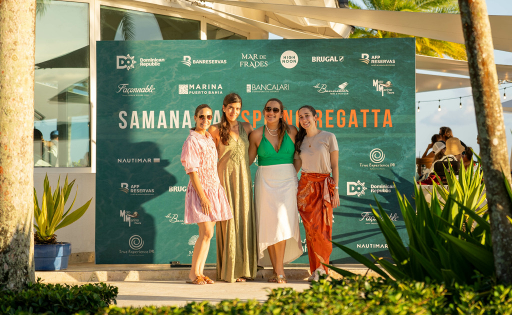 Marina Puerto Bahía eleva el estándar del turismo náutico con Samaná Bay Spring Regatta 2026 2 4 Maria Elvira Lorenzo Ana Gabriella Vilchez Maria Then y Ana Bancalari