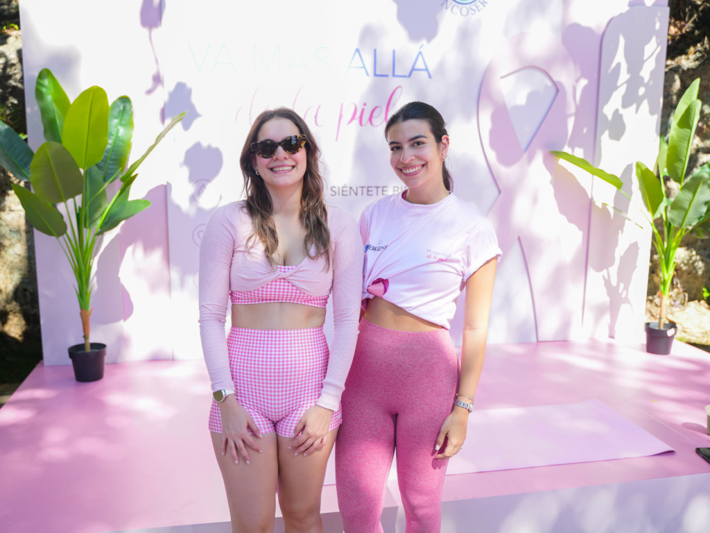 Jergens lanza su campaña “Más allá de la piel” en apoyo a la prevención del cáncer de mama en República Dominicana, mediante la detección temprana. 5 Isabella del Castillo y Laura Lockward